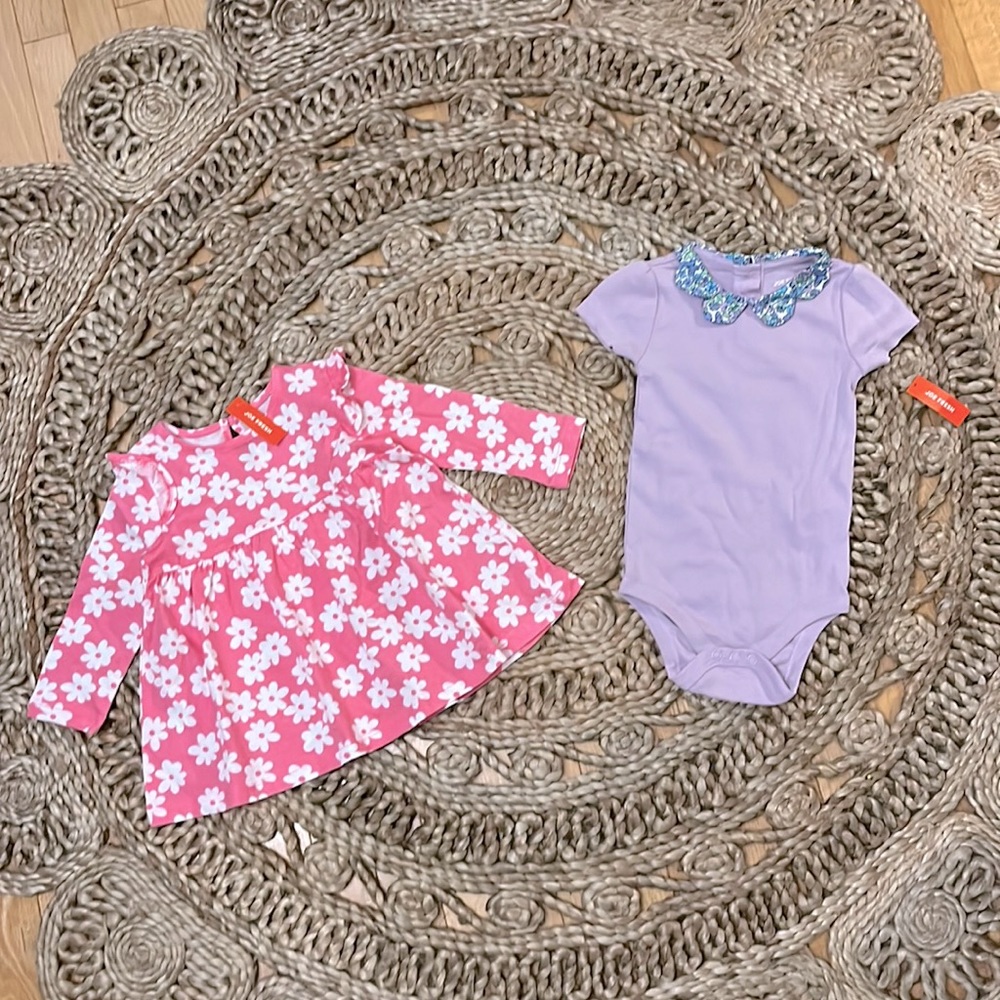 JOE FRESH 6-12M 2 Item Bundle